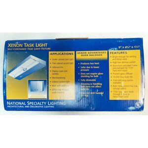 Xenon Under Cabinet Light 9" National Specialty Lighting XTL-1-HW white NEW